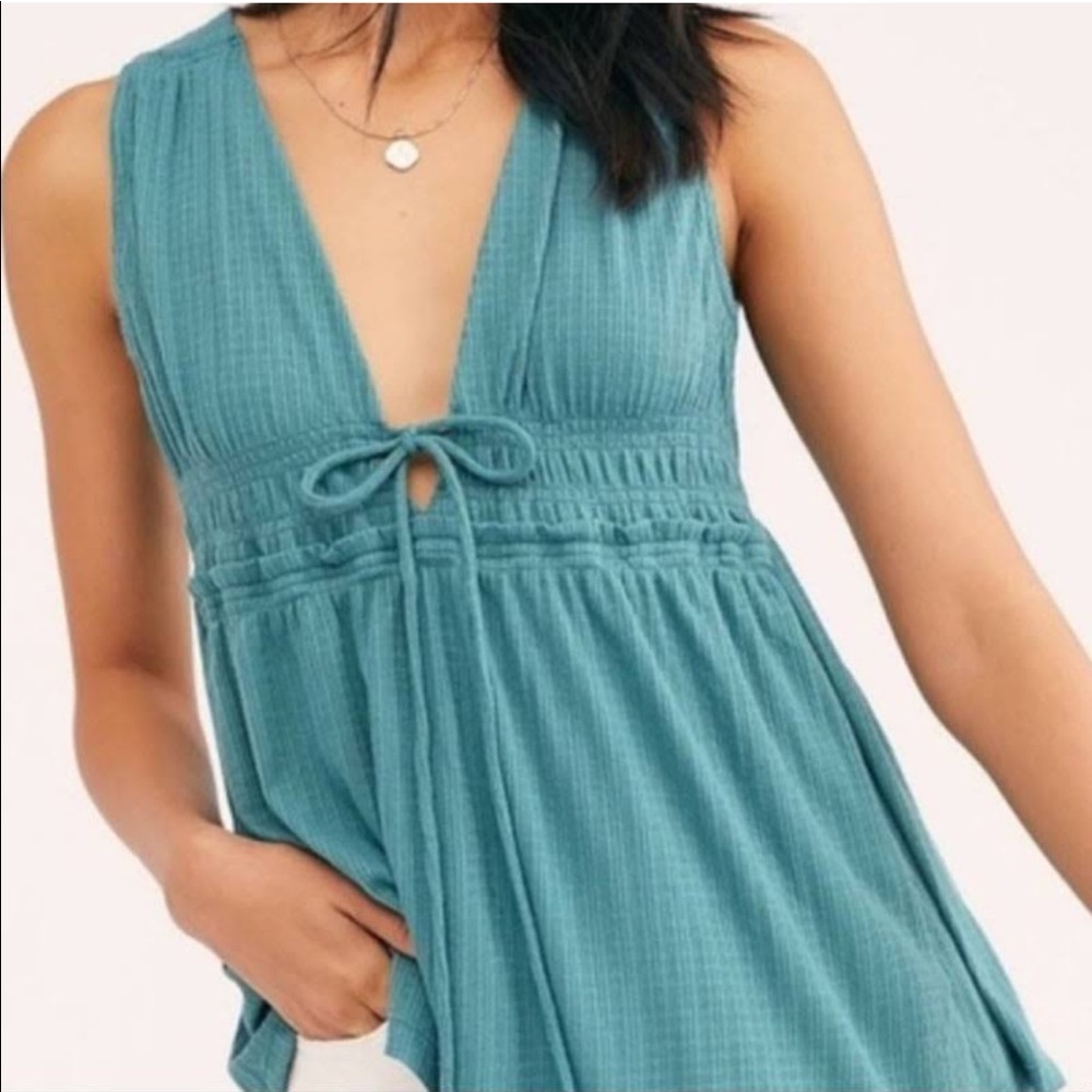 NWOT Free People Babydoll Top